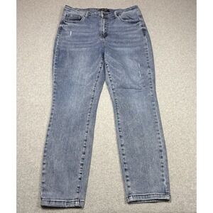 Judy Blue Jeans Size 15/32 Skinny Tapered Highrise Stretch Denim